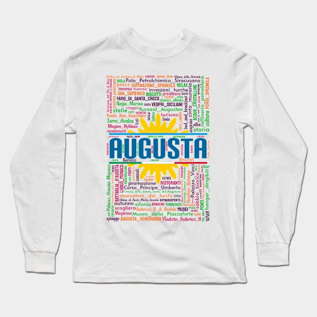 Wordart: Augusta Long Sleeve T-Shirt by Condormax